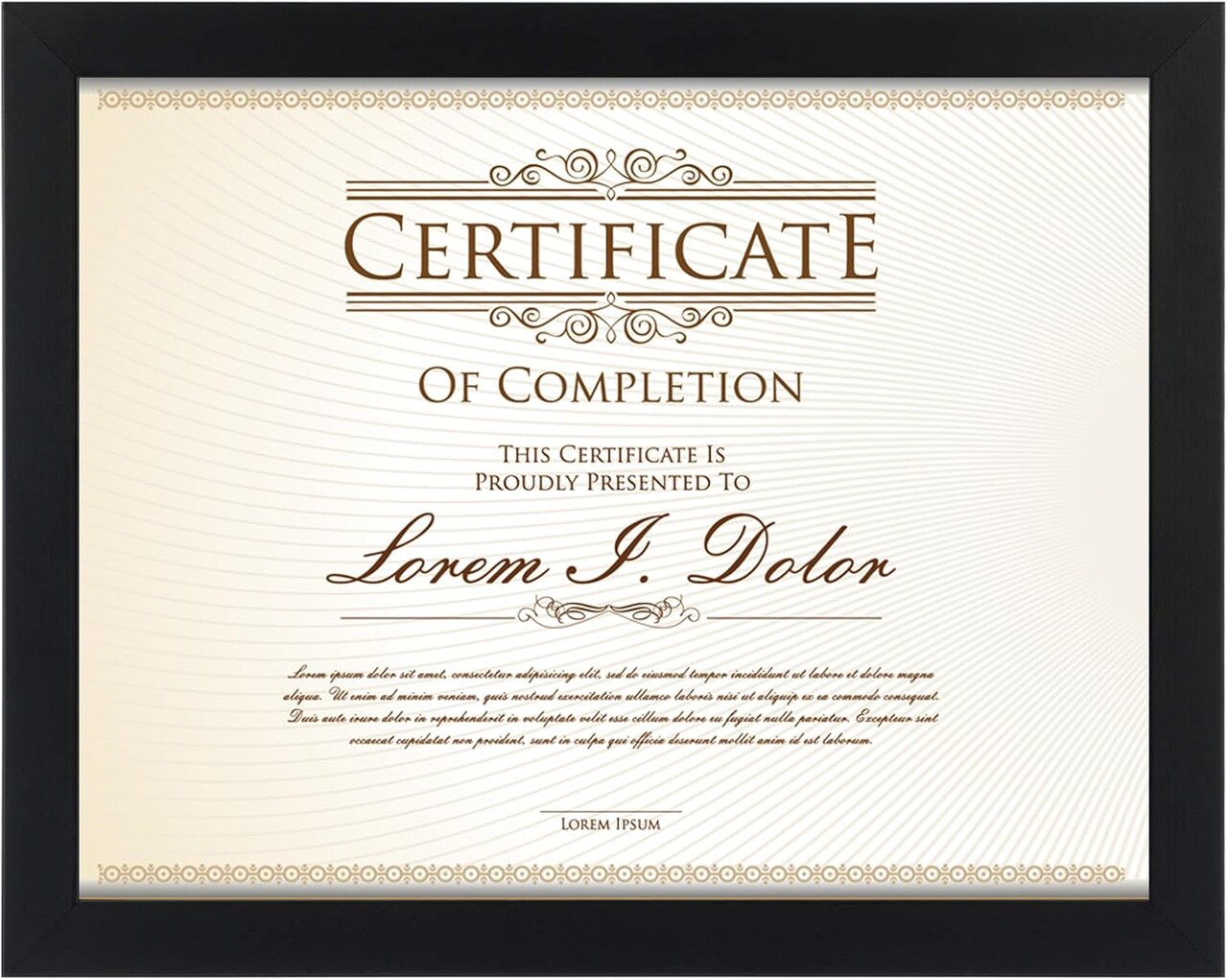 Picture Frame,Document Frame Certificate Frames Display Diplomas 8.5x11 Inch Standard Paper Frame with Stand Black Frame Wall and Tabletop Display